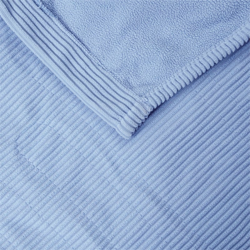 Beautyrest Electric Micro Fleece Heated Blanket in Blue