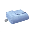 Beautyrest Electric Micro Fleece Heated Blanket in Blue