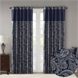 Madison Park Aubrey Jacquard Panel Pair in Navy