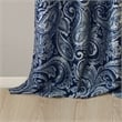 Madison Park Aubrey Jacquard Panel Pair in Navy