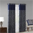 Madison Park Aubrey Jacquard Panel Pair in Navy