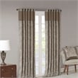 Madison Park Aubrey Jacquard Panel Pair in Blue and Brown