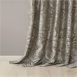 Madison Park Aubrey Jacquard Panel Pair in Blue and Brown