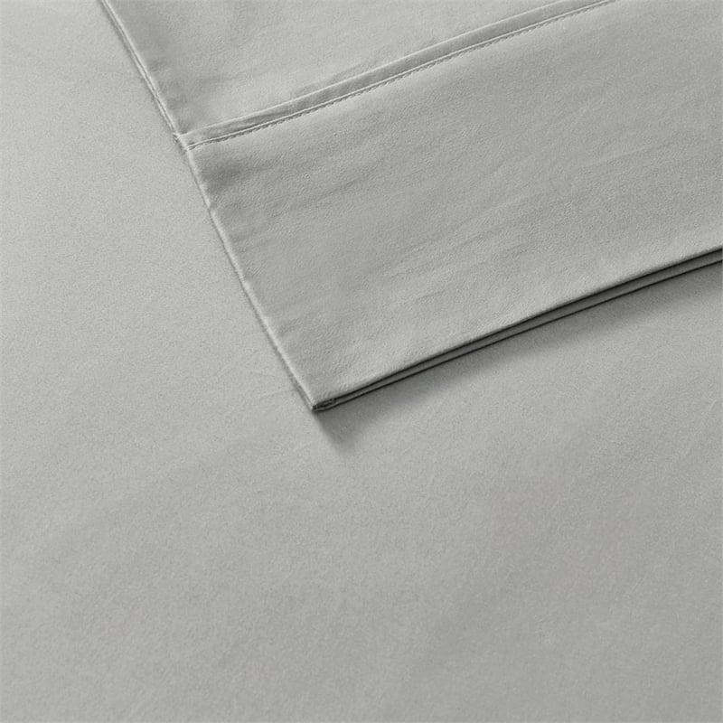 Madison Park 800 Thread Count Cotton Blend Sateen Sheet Set in Grey