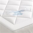 Sleep Philosophy Holden Waterproof Sofa Bed Mattress Pad in White