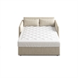 Sleep Philosophy Holden Waterproof Sofa Bed Mattress Pad in White