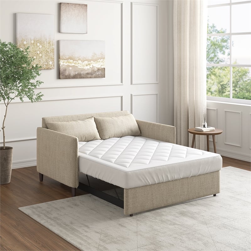 Sleep Philosophy Holden Waterproof Sofa Bed Mattress Pad in White
