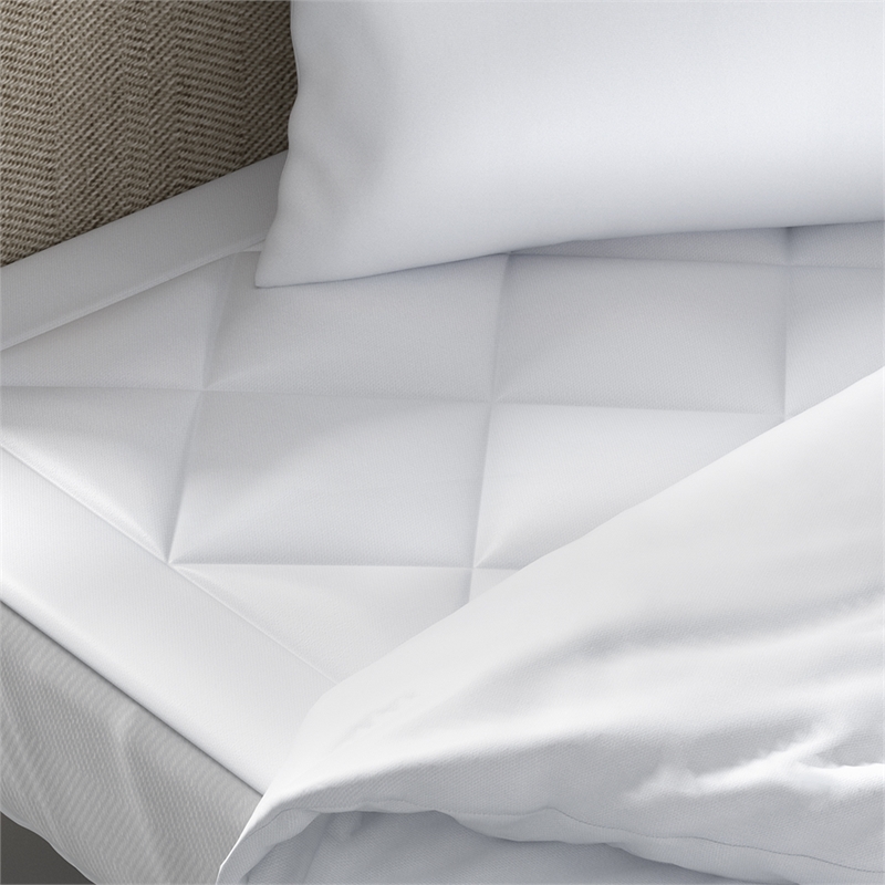 Sleep Philosophy Holden Waterproof Sofa Bed Mattress Pad in White