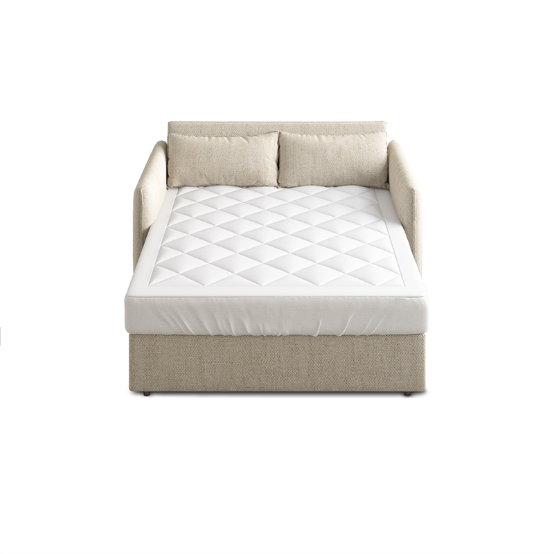 Sleep Philosophy Holden Waterproof Sofa Bed Mattress Pad in White