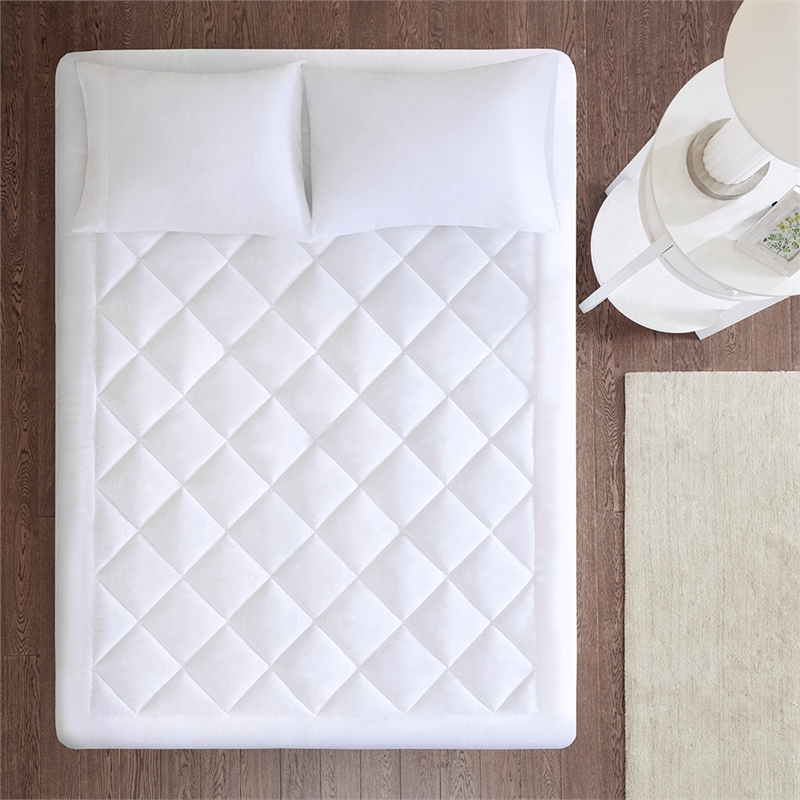 Sleep Philosophy Serenity Deep Pocket Waterproof Mattress Pad in White