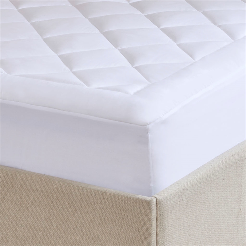Sleep Philosophy Serenity Deep Pocket Waterproof Mattress Pad in White