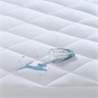 Sleep Philosophy Serenity Deep Pocket Waterproof Mattress Pad in White