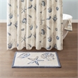 Madison Park Bayside Reversible High Pile Tufted Bath Rug in Blue
