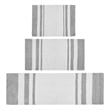 Madison Park Spa Cotton Reversible Bath Rug in Grey