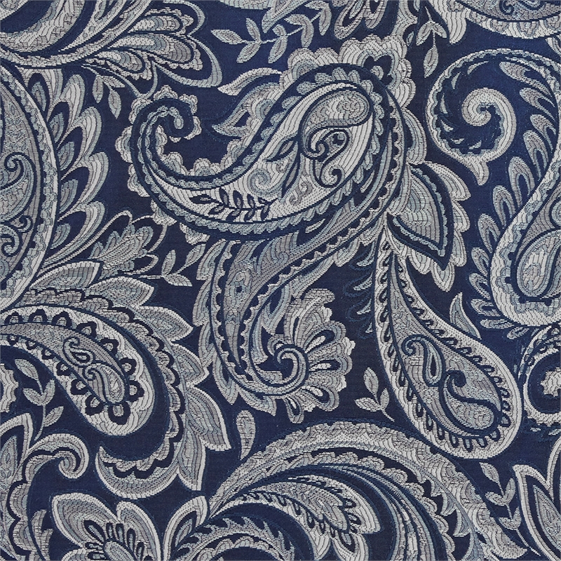 Madison Park Aubrey Jacquard Window Valance in Navy