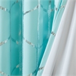 Intelligent Design Raina Total Blackout Metallic Print Grommet Top Curtain Panel