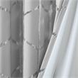Intelligent Design Raina Total Blackout Metallic Print Grommet Top Curtain Panel