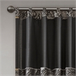 Madison Park Aubrey Jacquard Panel Pair in Black