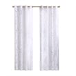 Madison Park Averil Grommet Top Sheer Bird on Branches Burnout Window Curtain