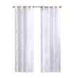 Madison Park Averil Grommet Top Sheer Bird on Branches Burnout Window Curtain