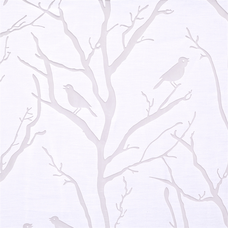 Madison Park Averil Grommet Top Sheer Bird on Branches Burnout Window Curtain