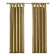 Madison Park Emilia Twist Tab Lined Window Curtain in Bronze