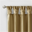 Madison Park Emilia Twist Tab Lined Window Curtain in Bronze