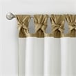 Madison Park Emilia Twist Tab Lined Window Curtain in Bronze