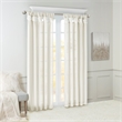 Madison Park Emilia Twist Tab Lined Window Curtain in White
