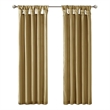 Madison Park Emilia Twist Tab Lined Window Curtain in Bronze