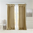 Madison Park Emilia Twist Tab Lined Window Curtain in Bronze