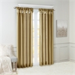 Madison Park Emilia Twist Tab Lined Window Curtain in Bronze