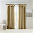 Madison Park Emilia Twist Tab Lined Window Curtain in Bronze