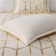 Intelligent Design Raina Metallic Printed Comforter Set in Ivory and Gold