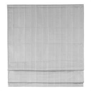 Madison Park Galen Basketweave Room Darkening Cordless Roman Shade in Grey