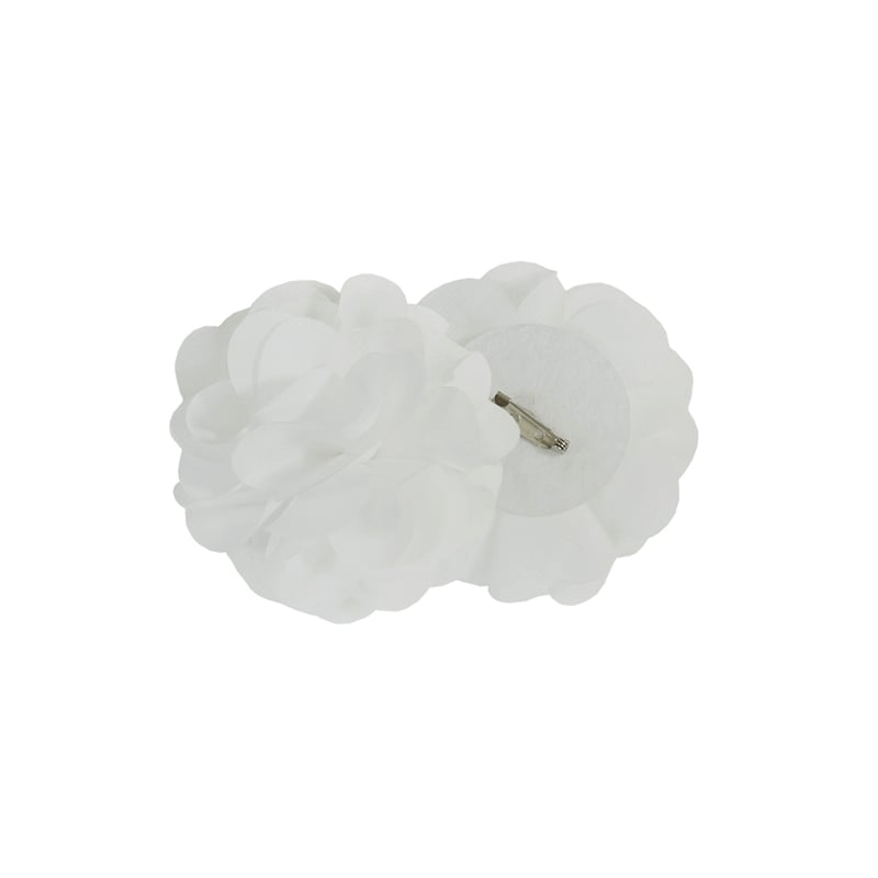 Madison Park Rosette Floral Embellished Cuff Tab Top Solid Window Panel