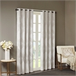 SunSmart Bentley Ogee Knitted Jacquard Total Blackout Panel in Ivory