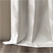 SunSmart Bentley Ogee Knitted Jacquard Total Blackout Panel in Ivory