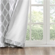 SunSmart Blakesly Printed Ikat Blackout Panel in Grey