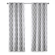 SunSmart Blakesly Printed Ikat Blackout Panel in Grey