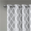 SunSmart Blakesly Printed Ikat Blackout Panel in Grey