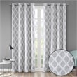 SunSmart Blakesly Printed Ikat Blackout Panel in Grey