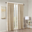 SunSmart Cassius Jacquard Lined Total Blackout Rod Pocket Back Tab Window Panel