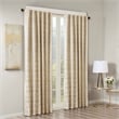 SunSmart Cassius Jacquard Lined Total Blackout Rod Pocket Back Tab Window Panel