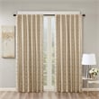 SunSmart Cassius Jacquard Lined Total Blackout Rod Pocket Back Tab Window Panel