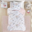 Celia Starry Sky Metallic Printed Comforter Set in Blush and Gold