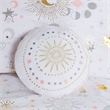 Celia Starry Sky Metallic Printed Comforter Set in Blush and Gold