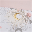 Celia Starry Sky Metallic Printed Comforter Set in Blush and Gold