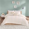 Urban Habitat Callie Cotton Jacquard Pom Pom Comforter Set in Multi