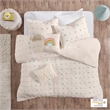 Urban Habitat Callie Cotton Jacquard Pom Pom Comforter Set in Multi